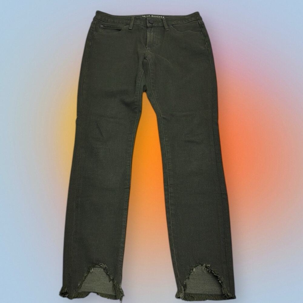ARTICLES IF SOCIETY Women’s 27 Green Skinny Ankle Jeans